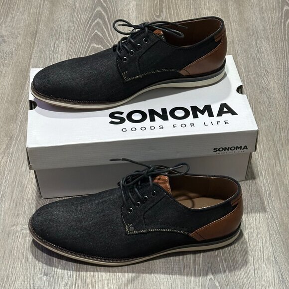 NEW Men’s Sonoma Ortholite Eco Cushion Footbed Blackmesh Trace Shoes Size 12 main image 6